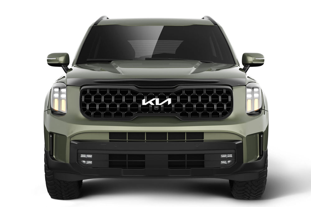 Husky Liners Aeroskin Hood Protector; Smoke - 2020-2025 Kia Telluride - Part 2842218