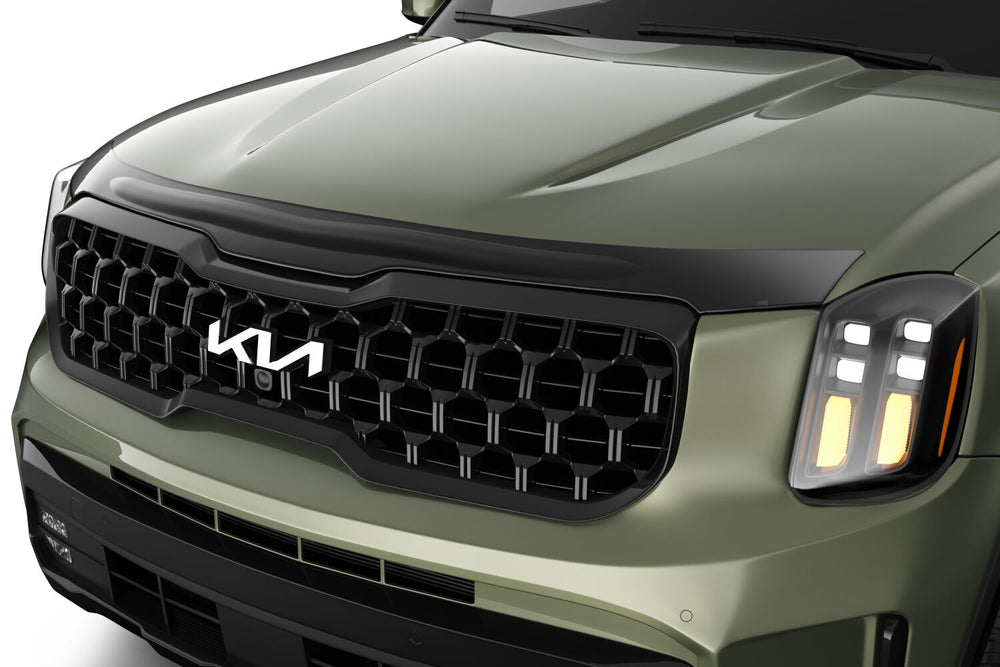 Husky Liners Aeroskin Hood Protector; Smoke - 2020-2025 Kia Telluride - Part 2842218