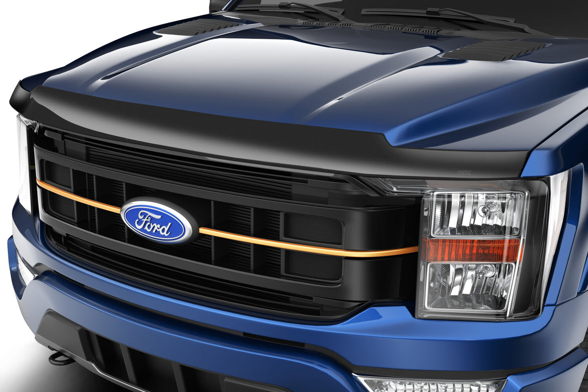 Husky Liners Aeroskin Hood Protector; Smoke - 2021-2026 Ford F-150 - Part 2842229