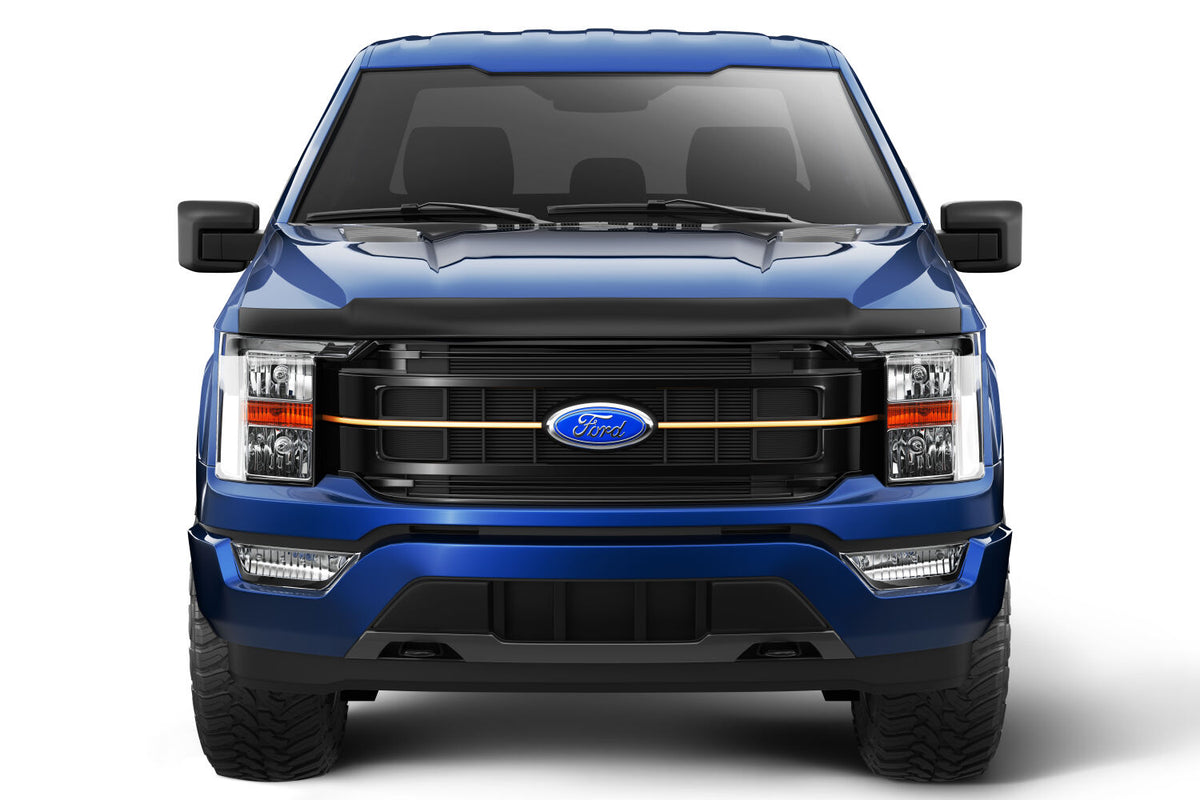 Husky Liners Aeroskin Hood Protector; Smoke - 2021-2026 Ford F-150 - Part 2842229