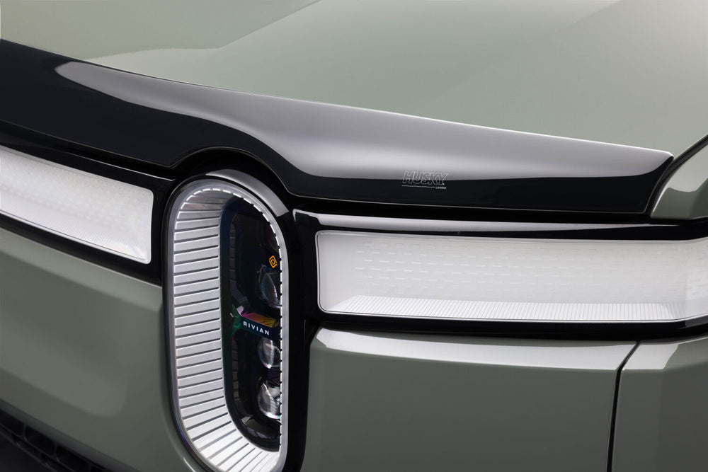 Husky Liners Aeroskin Hood Protector; Smoke - 2022-2026 Rivian R1T - Part 2842210