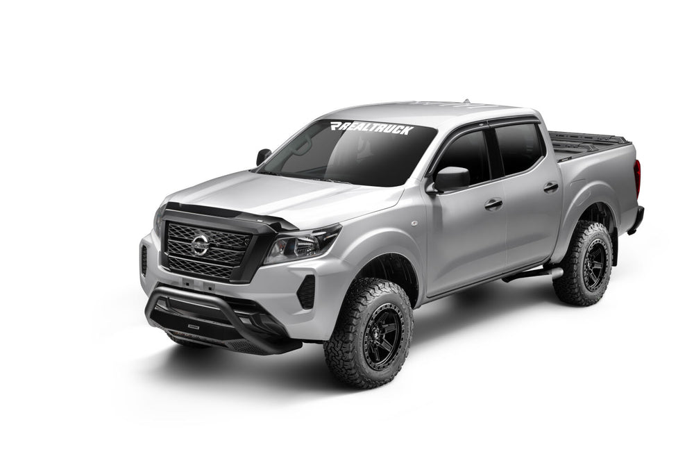 Husky Liners Aeroskin Hood Protector; Smoke (International) - 2014-2025 Nissan Frontier - Part 2842211