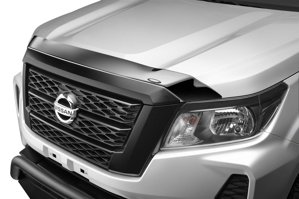Husky Liners Aeroskin Hood Protector; Smoke (International) - 2014-2025 Nissan Frontier - Part 2842211