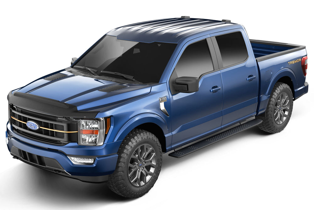 Husky Liners Aeroskin II Hood Protector; Matte Black Low Profile - 2024-2026 Ford F-150 - Part 2830229