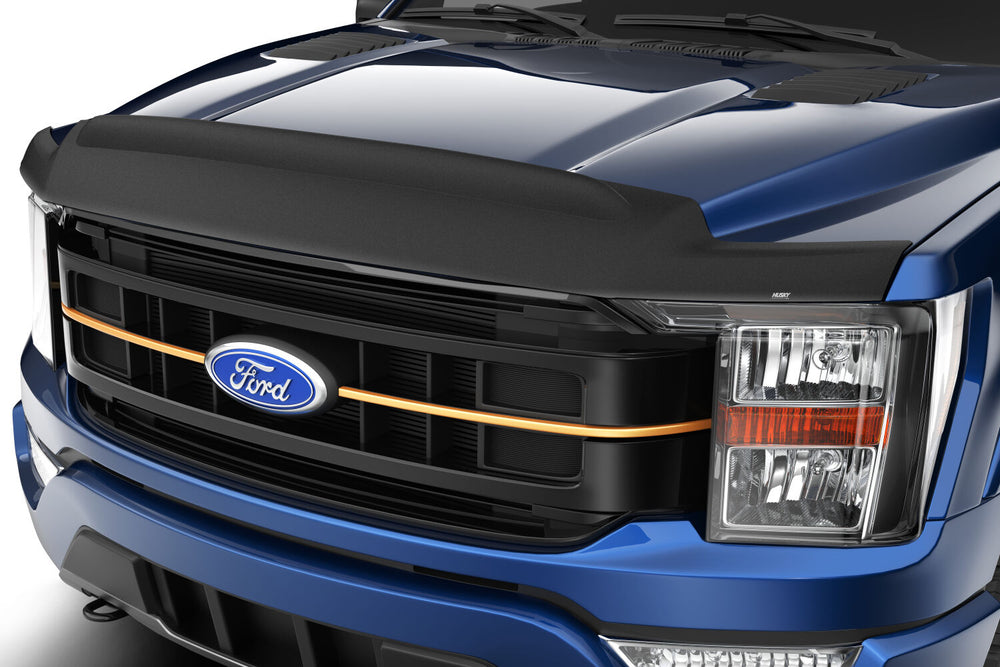 Husky Liners Aeroskin II Hood Protector; Matte Black Low Profile - 2024-2026 Ford F-150 - Part 2830229