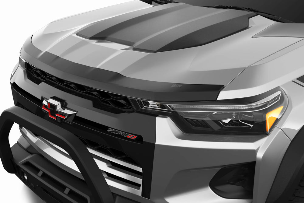 Husky Liners Aeroskin Hood Protector; Smoke - 2023-2027 Chevrolet Colorado - Part 2842245
