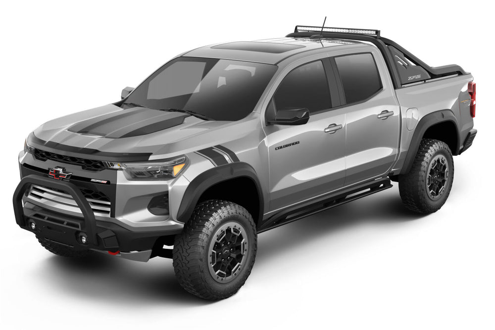 Husky Liners Aeroskin Hood Protector; Smoke - 2023-2027 Chevrolet Colorado - Part 2842213