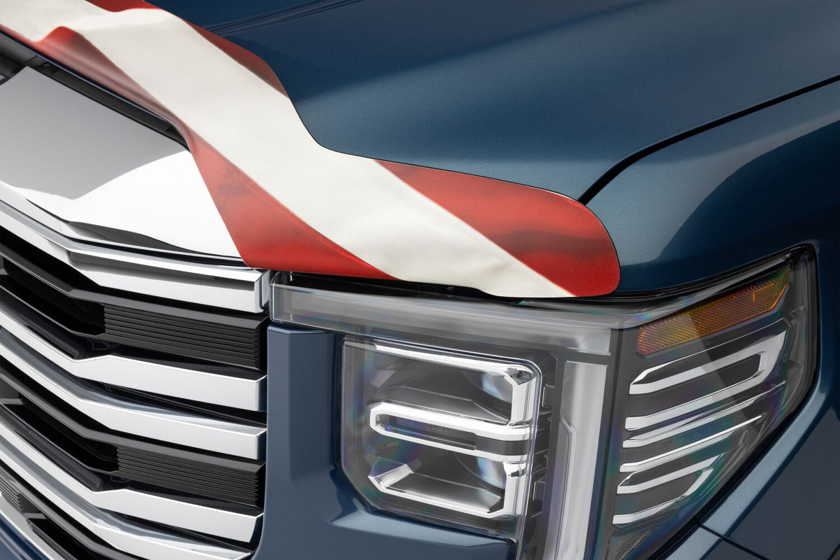 Husky Liners Husky Liners Eagle American Flag Bug Shield Hood Protector - 2007-2013 Toyota Tundra / 2008-2022 Toyota Sequoia - Part 2818544