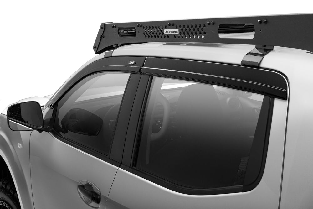 Husky Liners Low Profile Ventvisor Deflector; Smoke; Outside Mount; 4 pc. INTERNATIONAL - 2014-2026 Nissan NP300 / 2016-2020 Nissan NP300 Frontier - Part 2854113