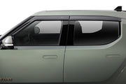 Husky Liners Low Profile Ventvisor Deflector; Smoke; Outside Mount; 4 pc. - 2022-2026 Rivian R1T - Part 2854108