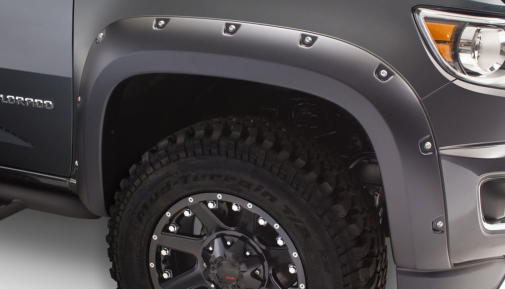 Husky Liners Fender Flares Pocket-Style 4PC Set - 2015-2020 Chevrolet Colorado - Part 2804970
