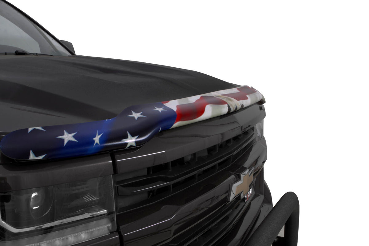 Husky Liners Husky Liners Eagle American Flag Bug Shield Hood Protector - 2008-2010 Ford F-250 Super Duty / 2008-2010 Ford F-350 Super Duty - Part 2818936