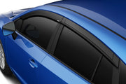 Husky Liners Low Profile Ventvisor Deflector; Smoke; Outside Mount; 4 pc. - 2020-2026 Toyota Corolla - Part 2854123