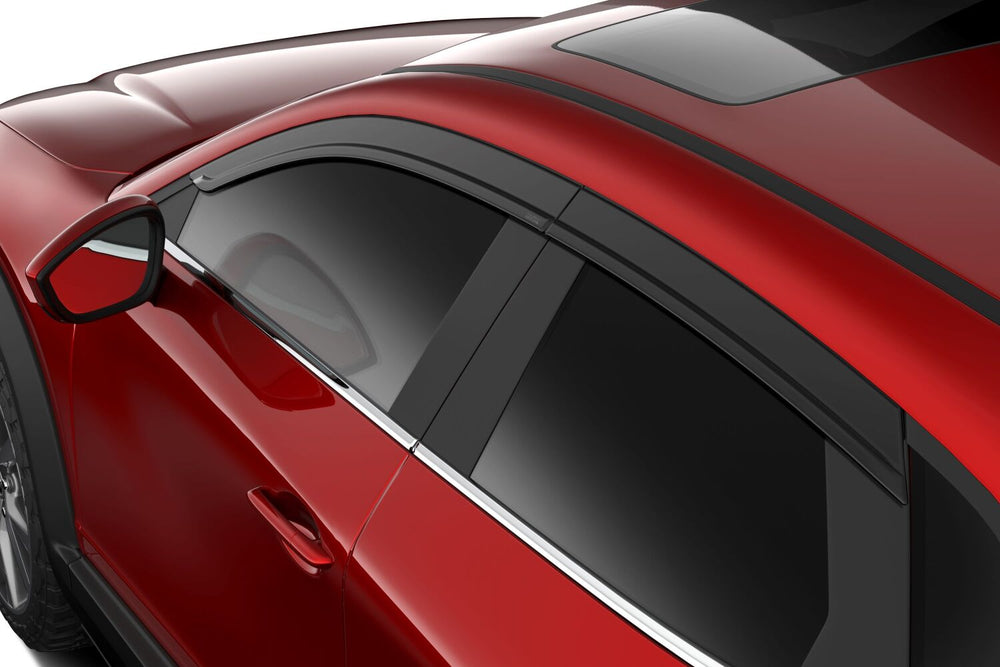 Husky Liners Low Profile Ventvisor Deflector; Smoke; Outside Mount; 4 pc. - 2020-2026 Mazda CX-30 - Part 2854128