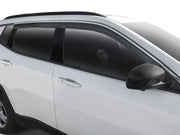 Husky Liners Low Profile Ventvisor Deflector; Smoke with Chrome Trim; Outside Mount; 4 pc. - 2022-2026 Acura MDX - Part 2884075