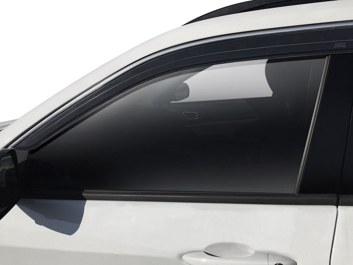 Husky Liners Low Profile Ventvisor Deflector; Smoke with Chrome Trim; Outside Mount; 4 pc. - 2007-2011 Lexus ES350 - Part 2884012