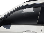 Husky Liners Low Profile Ventvisor Deflector; Smoke with Chrome Trim; Outside Mount; 6 pc. - 2010-2016 Cadillac SRX - Part 2886003