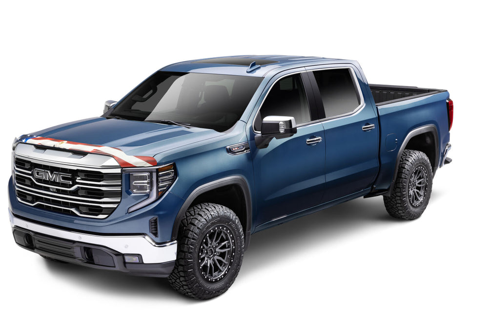 Husky Liners Husky Liners Eagle American Flag Bug Shield Hood Protector - 2019-2026 GMC Sierra 1500 - Part 2818959