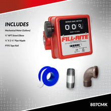 Fill-Rite 807CMK included parts