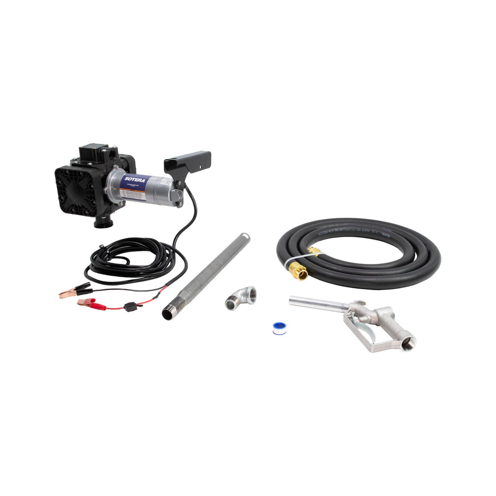 Fill-Rite Sotera FR410B 12V Diaphragm Oil Transfer Pump with Hose and Nozzle