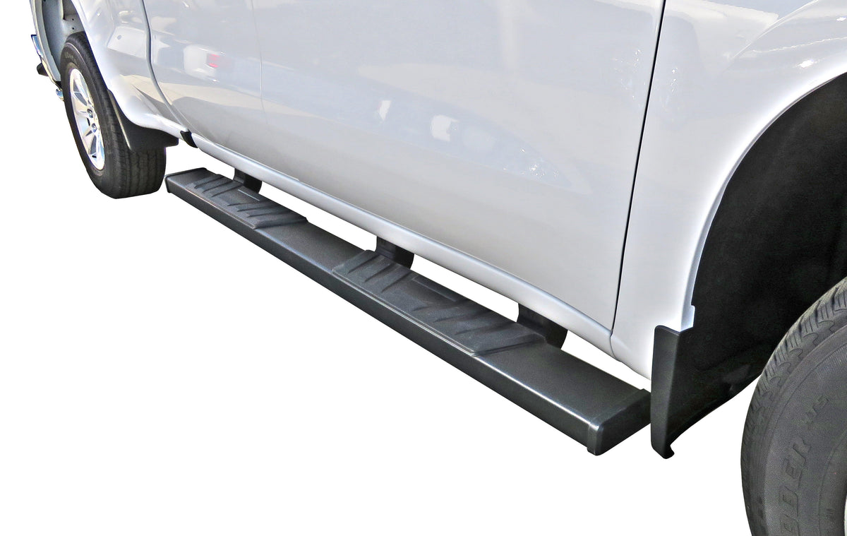Steelcraft STX500 Running Boards - Textured Black - 2014-2019 Chevy Silverado / GMC Sierra 1500/2500/3500 / 2019 Silverado 1500 LD/Sierra 1500 Limited Extended / Double Cab (500-02240)
