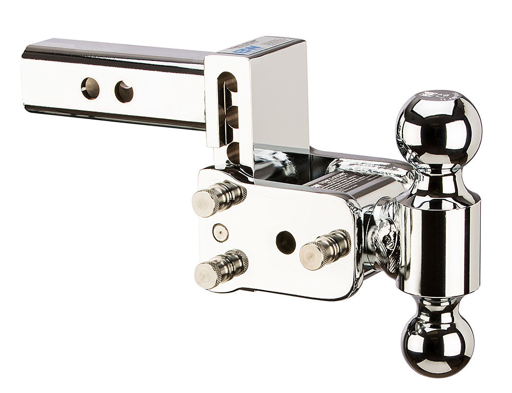 B&W 2" Model 6 Chrome T&S Dual Ball 2-5/16 X 2 - Part TS10033C