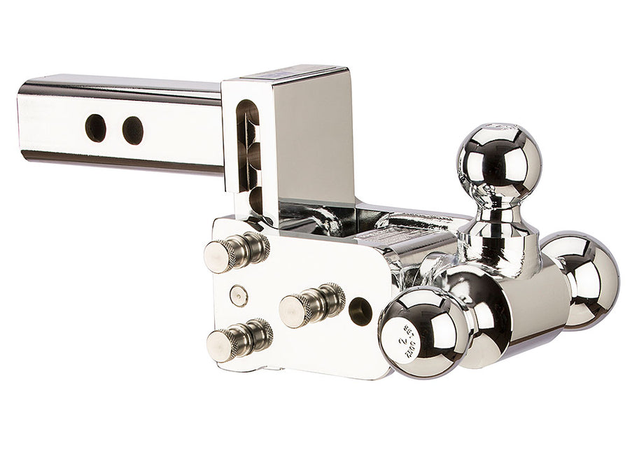B&W 2" Model 6 Chrome T&S Tri Ball - Part TS10047C