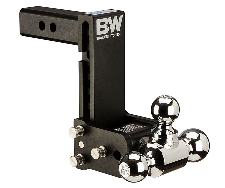 B&W 2" Model 10 Blk T&S Tri Ball - Part TS10049B