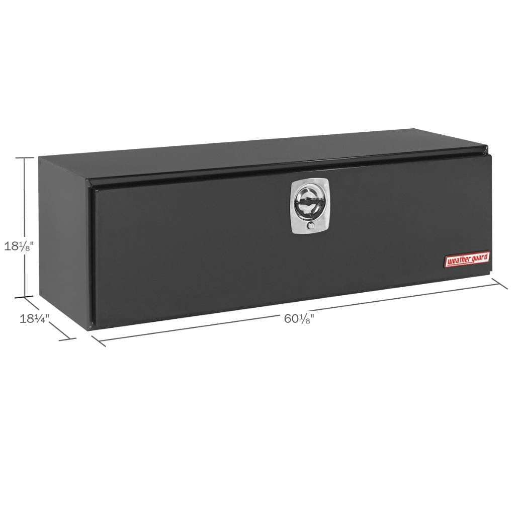 Weather Guard 60 in Steel Underbody Tool Box, Gloss Black (560-5-02)