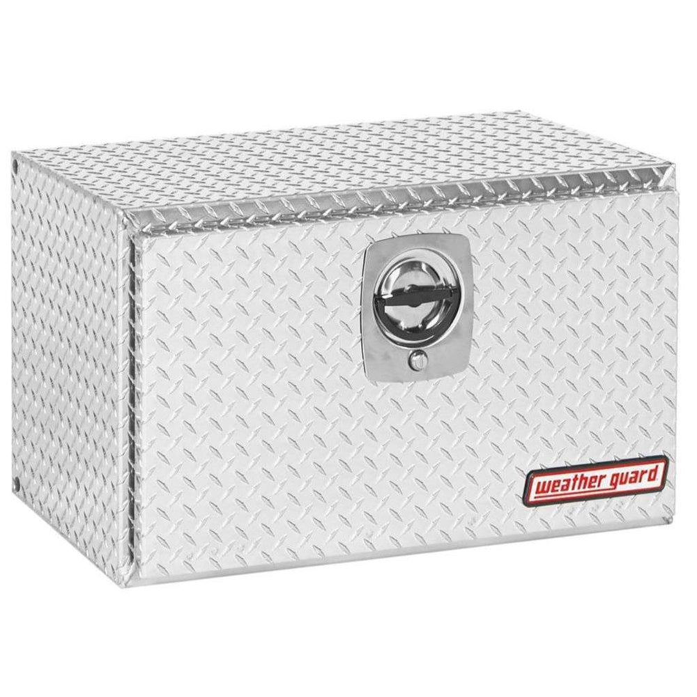 Weather Guard 30 in Compact Aluminum Underbody Tool Box, Bright Aluminum (631-0-02)
