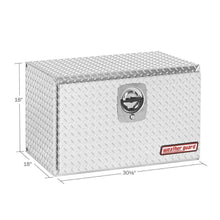 Weather Guard 30 in Compact Aluminum Underbody Tool Box, Bright Aluminum (631-0-02)