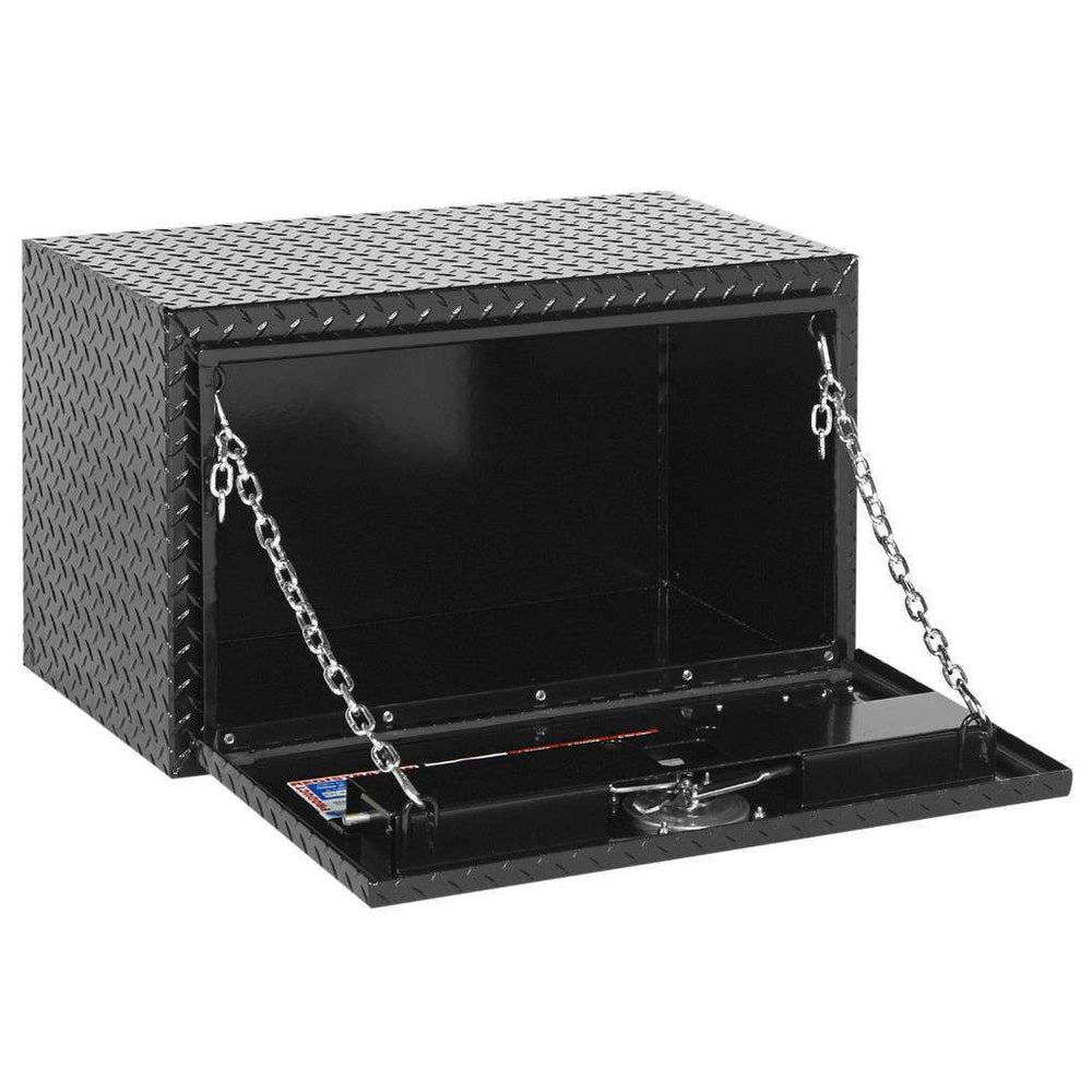 Weather Guard 30 in Compact Aluminum Underbody Tool Box, Gloss Black (631-5-02)