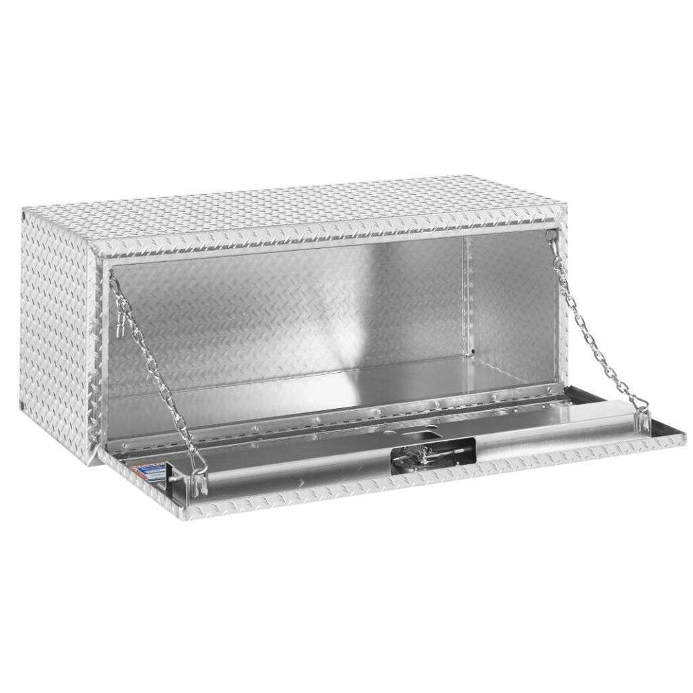 Weather Guard 48 in Compact Aluminum Underbody Tool Box, Bright Aluminum (648-0-02)