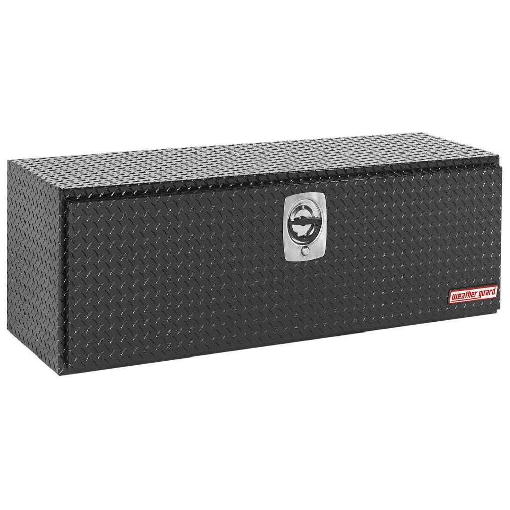 Weather Guard 48 in Compact Aluminum Underbody Tool Box, Gloss Black (648-5-02)