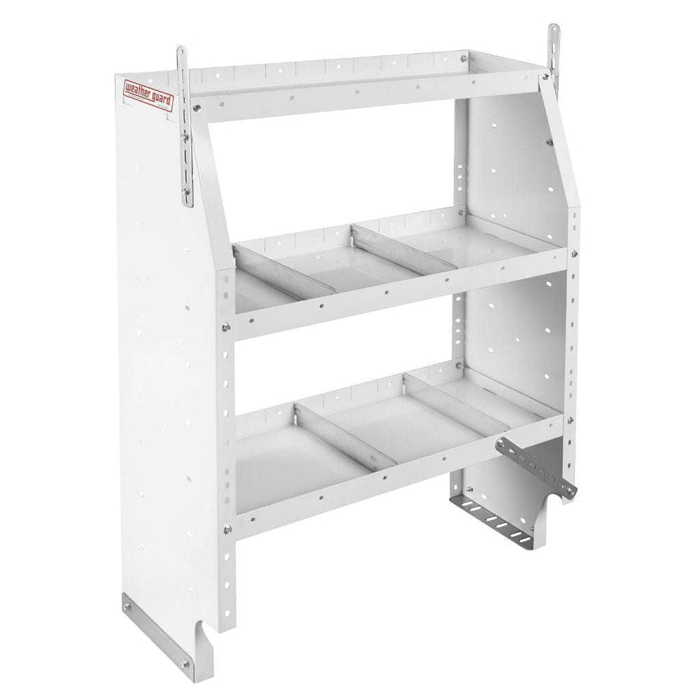 Weather Guard 9353-3-03 Adjustable 3-Shelf Van Shelving, 44x36x13.5 in