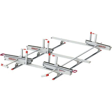 Weather Guard 2291-3-01 EZGLIDE2 Drop-Down Ladder Rack, Mid/High Roof