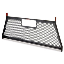 Weather Guard PROTECT-A-RAIL Mesh Screen Cab Protector Headache Rack, Gloss Black Steel (1906-5-02)