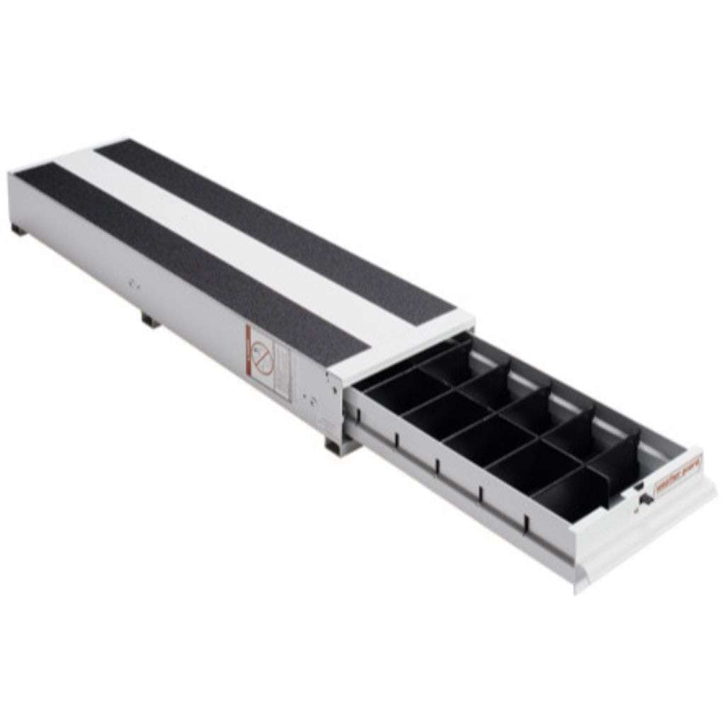Weather Guard ITEMIZER 1-Drawer Unit, 49 x 12.25 x 6.75 in, White Aluminum (314-3)