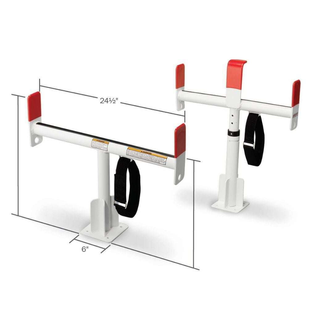 Weather Guard 1425-3 Aluminum Single-Side Service Body Ladder Rack
