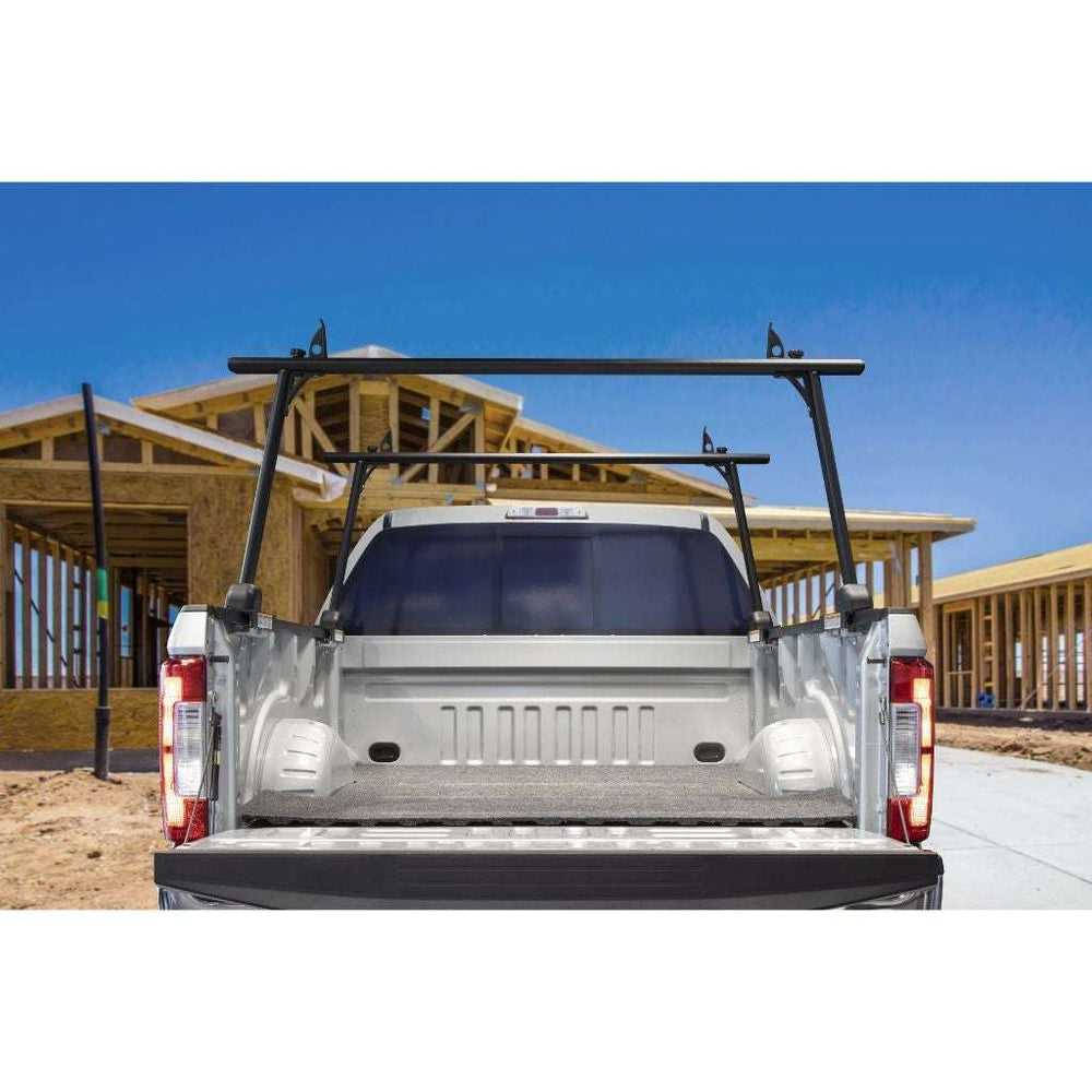 Weather Guard TR801-A Aluminum Truck Bed Ladder Rack, 800 lb